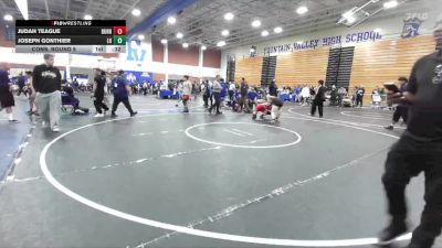 120 lbs Cons. Round 5 - Joseph Gonthier, Laguna Hills vs Judah Teague, Durham