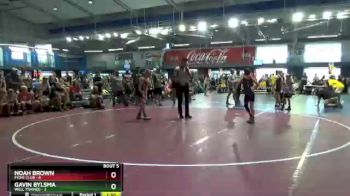 90 lbs Round 1 (16 Team) - Noah Brown, Fight Club vs Gavin Bylsma, Well Trained