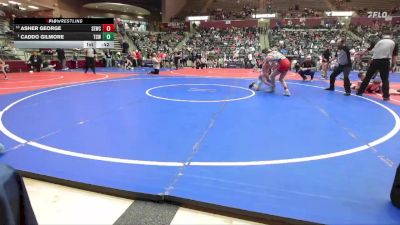 138 lbs Semifinal - Caddo Gilmore, Team Conquer Wrestling vs Asher George, Springdale Elite Wrestling Club