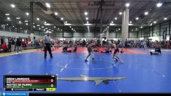 113 lbs Round 1 (4 Team) - Matteo De Filippo, GREAT NECK WC vs Drew Lawrence, NORTH CAROLINA WRESTLING FACTORY - BLUE