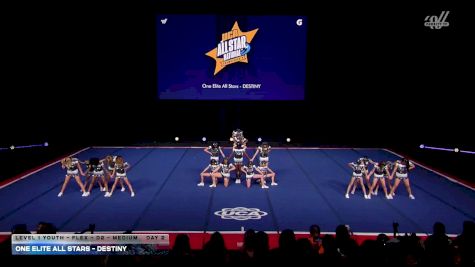 One Elite Allstars - Destiny [2026 L1 Youth - Flex - D2 - Medium Day 2] 2026 UCA & UDA All Star Nationals