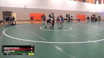 113 lbs Cons. Round 3 - Johnathon Brass, Vermilion vs Baylon Rose, Cambridge