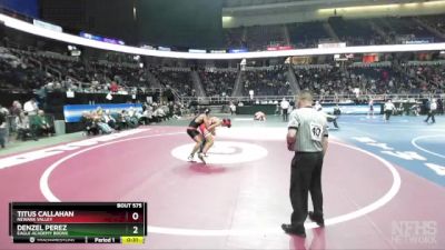 II-190 lbs Cons. Round 2 - Titus Callahan, Newark Valley vs Denzel Perez, Eagle Academy Bronx