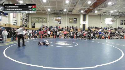 106 lbs Consi Of 8 #2 - Carter Blake, Hampden Charter High vs Jackson Tribuzio, Foxborough