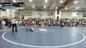 106 lbs Consi Of 8 #2 - Carter Blake, Hampden Charter High vs Jackson Tribuzio, Foxborough