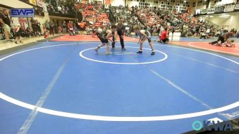 75 lbs Quarterfinal - Kutter Means, Brushy Wrestling Club vs Greyson Burney, Henryetta Knights Wrestling Club