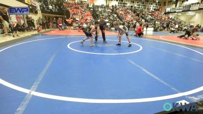 75 lbs Quarterfinal - Kutter Means, Brushy Wrestling Club vs Greyson Burney, Henryetta Knights Wrestling Club