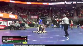 3 lbs Cons. Round 1 - Hayden Ulloa, North Scott vs Kale DiMarco, Mason City