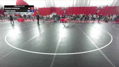 190 lbs Cons. Round 5 - Braden Peterson, Built vs Niko DeZiel, Team Nazar Training Center