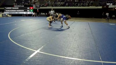 184 lbs 7th Place Match - Landry Barker, Loras vs Alecxander Robeson, University Of Dubuque