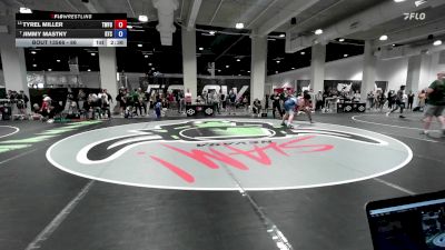 86 lbs Cons. Round 4 - Tyrel Miller, The Wrestling Factory Of Cleveland vs Jimmy Mastny, Relentless Training Center