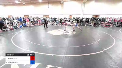 71 kg Rnd Of 64 - Jacob Bacon, Pennsylvania vs Santiago Aragon-Roybal, St. Pius X High School Wrestling