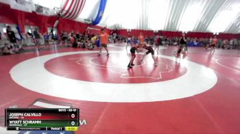 83-91 lbs Round 2 - Joseph Calvillo, Batavia vs Wyatt Schramm, Riverdale