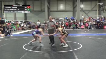 105 lbs Cons. Round 2 - Audrey Yarmer, Hays Wrestling Club vs Daytona McMillan, Beloit Wrestling Club