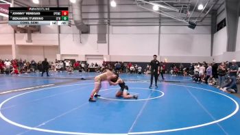 140 lbs Cons. Semi - Johnny Venegas, El Paso Enforcers Wrestling Club vs Benjamin Iturrino, Carrollton Thunder Wrestling