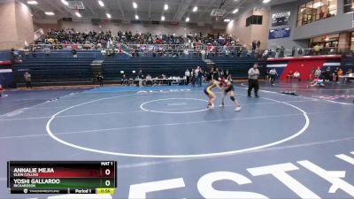 100 lbs Cons. Round 1 - Yoshi Gallardo, Richardson vs Annalie Mejia, Klein Collins