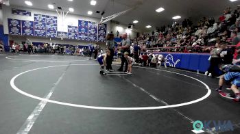 37 lbs Rr Rnd 3 - Miles Gerdts, Husky Wrestling Club vs Wenston Quillin, Chickasha Youth Wrestling