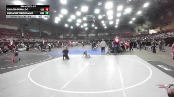 43 lbs Rr Rnd 1 - Kallon Grimaldo, Grizzly Bear vs Giovanni Verderaime, High Elevation