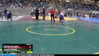 85 lbs Round 2 - Waylon McClenny, Eagle Point Youth Wrestling Cl vs Dominic Romero, Cottage Grove Wrestling Club