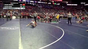 1A-113 lbs Cons. Round 2 - Jaxon Shew, North Butler-Clarksville vs Chase Morris, North Tama