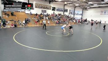 174 lbs Quarterfinal - Carter Winegardner, West Liberty vs Noah Hollendonner, Marian