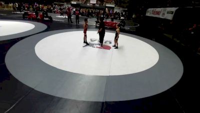 77 lbs Cons. Semis - Adam Albahar, Poway Wrestling vs Hunter Cole, Turlock Wrestling Club