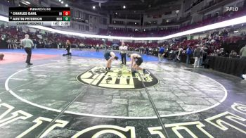 157 lbs Champ. Round 1 - Charles Dahl, Bishop Kelly vs Austin Peterson, Middleton
