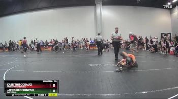 60 lbs Cons. Round 3 - Case Thibodeaux, Predator Wrestling vs James Klockowski, Individual