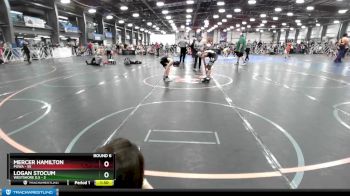 92 lbs Rd# 9- 2:15pm Saturday Final Pool - Mercer Hamilton, POWA vs Logan Stocum, Westshore D.S