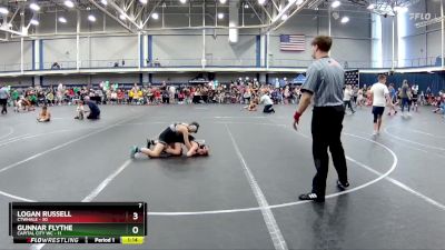 80 lbs Round 5 (6 Team) - Gunnar Flythe, Capital City WC vs Logan Russell, CTWHALE