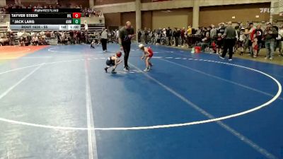55 lbs Semifinal - Tayver Steen, Willmar vs Jack Lang, ANML