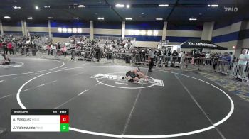 130 lbs Final - Adam Vasquez, Rough House WC vs Jessie Valenzuela, Rough House WC