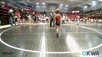 55 lbs Consi Of 8 #1 - Weston Gordineer, Buck Pride Wrestling vs Knox Mcknickle, Barnsdall Youth Wrestling