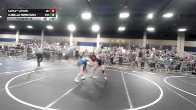 116 lbs Round Of 32 - Ashley Chiang, Silverback WC vs Isabella Timmerman, Stout Wr Ac