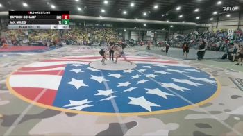 110 lbs Cons. Round 1 - Neeko Pfister, Belle Fourche Wrestling vs Blaine Anderson, Douglas Wrestling Club