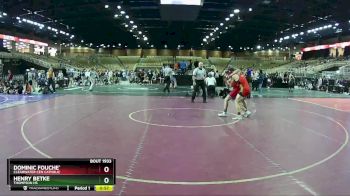 138 lbs Cons. Round 4 - DOMINIC FOUCHE`, Clearwater Cen Catholic vs Henry Betke, Thompson HS