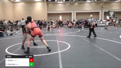 157 lbs Consi Of 64 #2 - Tony Perez, Pounders WC vs Edgar Ramirez, Savage House WC