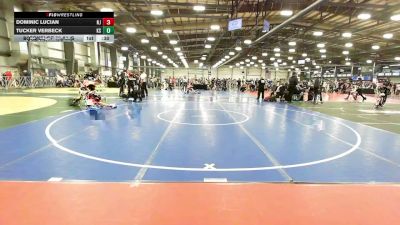 126 lbs Consi Of 32 #2 - Dominic Lucian, NJ vs Tucker Verbeck, KS