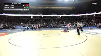 I-170 lbs Quarterfinal - Casey Liess, Mcquaid Jesuit vs Aidan Barry, Rocky Point