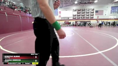 170 lbs Cons. Semi - JoAnna Hinrichs, STALEY vs Dorothy Burns, GALLATIN