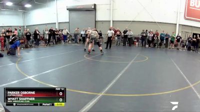 187 lbs Cons. Semi - Parker Osborne, Clifton Forge vs Wyatt Shaffner, Reel Wrestling Club