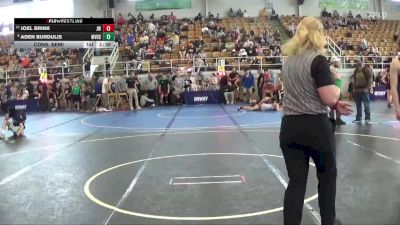 140 lbs Cons. Semi - Aden Burdulis, Mount Vernon High School vs Joel Brink, Jv Warriors