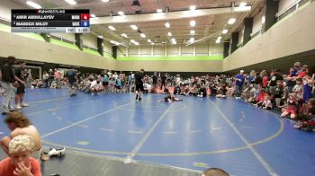 56 lbs Quarterfinal - Amir Abdullayev, Morris Fitness Wrestling Club vs Maddox Milot, Backyard Bullies Wrestling Club