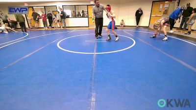 80-84 lbs Rr Rnd 1 - Grayson Stultz, Caney Valley Wrestling vs Kaden Johnson, Locust Grove Youth Wrestling