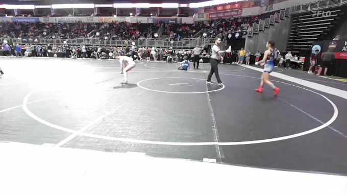 98.7-106 lbs Round Of 16 - Reanna Spangler, Maize vs Angelina Escarcega ...