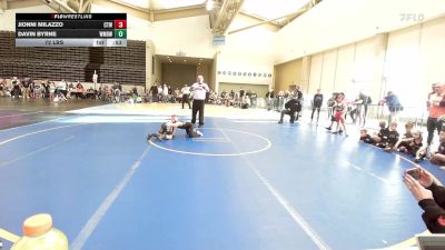 72 lbs Rr Rnd 6 - Jionni Milazzo, Cordoba Trained K3 vs Davin Byrne, Williamstown K3