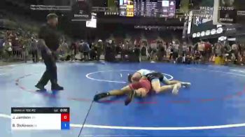 160 lbs Consi Of 128 #2 - Jesse Jamison, Oregon vs Brody Dickinson, Nebraska