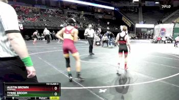 113 Class 3 lbs Semifinal - Austin Brown, Hannibal vs Tyrre Broom, Winnetonka