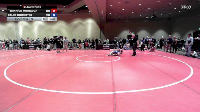 78 lbs Champ. Round 2 - Brayton Murtaugh, New York vs Caleb Trometter, Pennsylvania