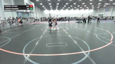 60 lbs Rr Rnd 3 - Dominic Offner, Broad Axe Elem - EL vs Landon Childers, Indiana Outlaws Red - EL